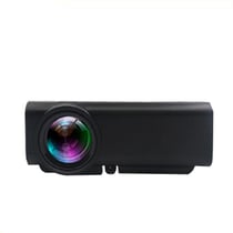 Videoprojecteur LED HD 1080P Compact Avec Haut-Parleurs Intégrés Et Télécommande Noir YONIS