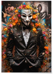 Affiche Anonymous Pop Art | A3 : 29,7x42cm