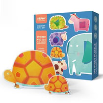 Mon 1er puzzle animaux géométriques - Mideer