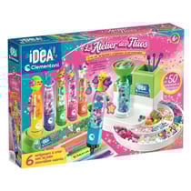 L'atelier des fluos, 6 surligneurs à créer - idea clementoni - 52848 - coffret créatif stylos, feutres