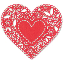 Matrices de découpe - Cœur en dentelle - 10 dies Thinlits - Sizzix