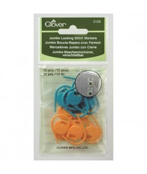 Boucles-repères Jumbo avec fermoir - Clover Multicolore