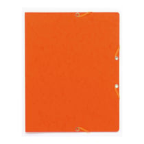 Chemise à élastique sans rabat carte lustrée 350gm2 - A4 - Orange - x 50 - Exacompta