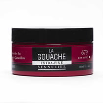 Gouache - Extra-fine - Rouge quinacridone - 679 - Sennelier - Pot de 100ml - Beaux-arts