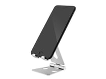 Avizar Support de Table Pliable pour Smartphones et Tablettes Rotatif à 270° Argent