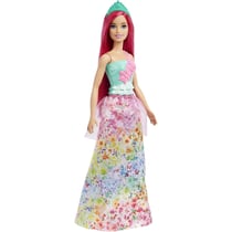 Mattel Barbie Dreamtopia Poupée Princesse Cheveux Roses Poupée Mannequin