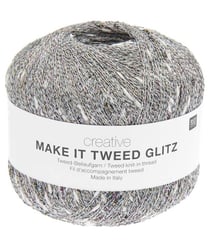 Creative Make It Tweed Glitz de Rico Design : Une touche d’éclat pour des créations scintillantes 01 Ecru