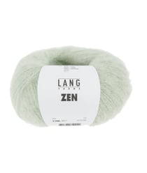 Pelote de Laine, Alpaga et Soie à tricoter ZEN - 25GR - Lang Yarns 0017 Vert