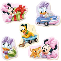 5 puzzles progressifs baby minnie 3 - 5 pièces - educa - 15612