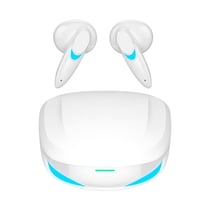 Ecouteurs Bluetooth 5.2 Stéréo Tactile Pour Jeux Avec Longue Autonomie Blanc YONIS