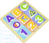 Mon premier puzzle en bois : Chiffres, lettres et formes