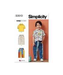 Patron 3013 T-shirt à Capuche et Jeans pour Petits Enfants taille n°6 MOIS-4 ANS