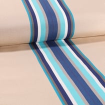 Tissu Toile Transat Playa Cap Ferret Bleu