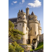 Tableau sur toile château de Pierrefonds 30x45 cm