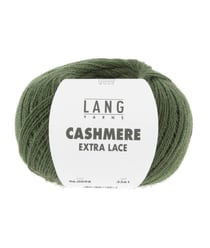 Pelote CASHMERE EXTRA LACE exceptionnelle à tricoter - 25gr- Lang Yarns : Une laine d’exception, douce et luxueuse 0098 vert