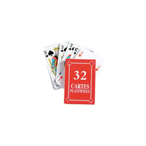 Jeu de cartes classique - 32 cartes - Belote, bataille - Kim'Play