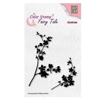 Tampon transparent scrapbooking Nellie's choice BRANCHE DE FLEURS 032
