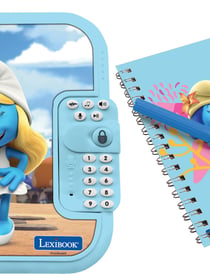 Journal intime électronique avec coffre-fort Schtroumpfs