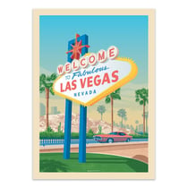 Affiche 30x40 cm - Las Vegas - Olahoop Travel Posters