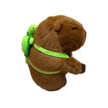Peluche sac à dos tortue 20cm Capybara Mercier