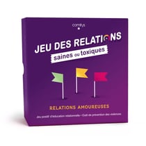 Jeu des relations saines ou toxiques COMITYS - 90 cartes - Outil d'éducation relationnelle - Jeu de prévention des violences