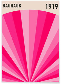 Affiche Bauhaus 20 | A3 : 29,7x42cm