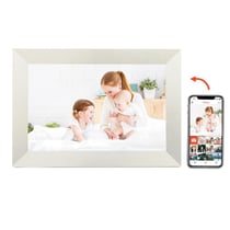 Cadre Photo Numérique 10.1 Pouces WiFi Écran IPS HD Mémoire 16GB 1GB RAM Blanc YONIS