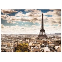 Puzzle tour eiffel et toits de paris, france 1000 pieces - beautiful skylines - ravensburger - 14087