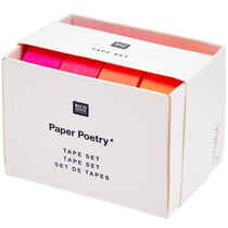 4 Masking Tapes - fluo - rouges