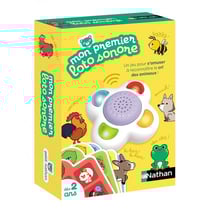 Mon premier loto sonore 24 cris des animaux - nathan - jeu électronique éducatif