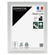 Cadre photo Perle gris clair 18x24 cm