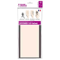 Pochoir vierge 15 x 40 cm Pour créer son propre pochoir (Blanc de pochoir)