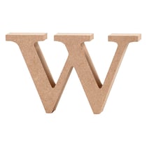 Lettre, w, H : 8 cm, ép. 2 cm, 1 pièce