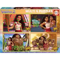 Puzzle - Disney - Vaïana 2 - 50/80/100/150 pièces - 4 modèles - Dès 5 ans - Educa