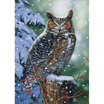 Puzzle 500 Pièces Hibou en Hiver - ALLIPSON