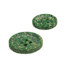 Lot de 3 boutons écorces de riz vert sapin