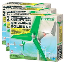 3 kits découverte de la science - éoliennes à construire soi-même