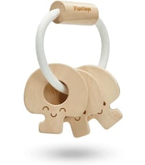 Hochet clés naturel - Plan Toys