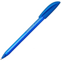 Stylo bille - Bleu - Pointe moyenne - Avec capuchon - Bureau, école - Staedtler ball 4320