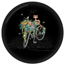 Presse papier Chat vélo Kiub collection Bug Art Jewels
