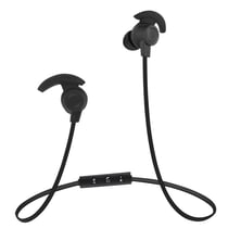 Casque Sport Bluetooth Sans Fil Intra-Auriculaire Avec Micro Pour Smartphone Noir YONIS