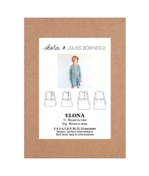Pochette patron de couture ELONA Blouse/Robe 3-12A taille n°FR 3-12