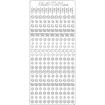 Peel Off's - Nail Art Peel Off's Tatouage pour les ongles Blanc