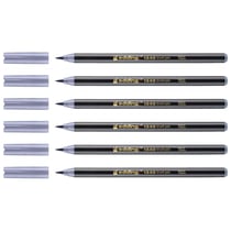 Lot de 6 feutres pointe pinceau - EDDING - Gris argent - 1-3 mm