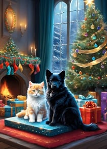 Puzzle 300 pièces - Waiting for Christmas - Bluebird Puzzle