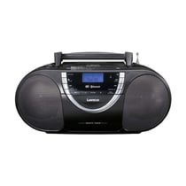 Lenco Radio DAB+/FM Boombox avec Lecteur CD et Bluetooth Portable Noir
