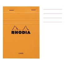 Bloc notes - A6 - 10,5x14,8 cm - Lignes - 80 feuilles  - Rhodia