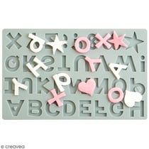 Moule silicone Vaessen Creative - Alphabet