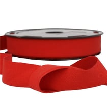 Bobine 50m sergé coton rouge