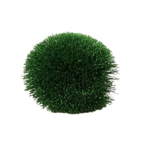 Broche fleur fluffly 7cm vert